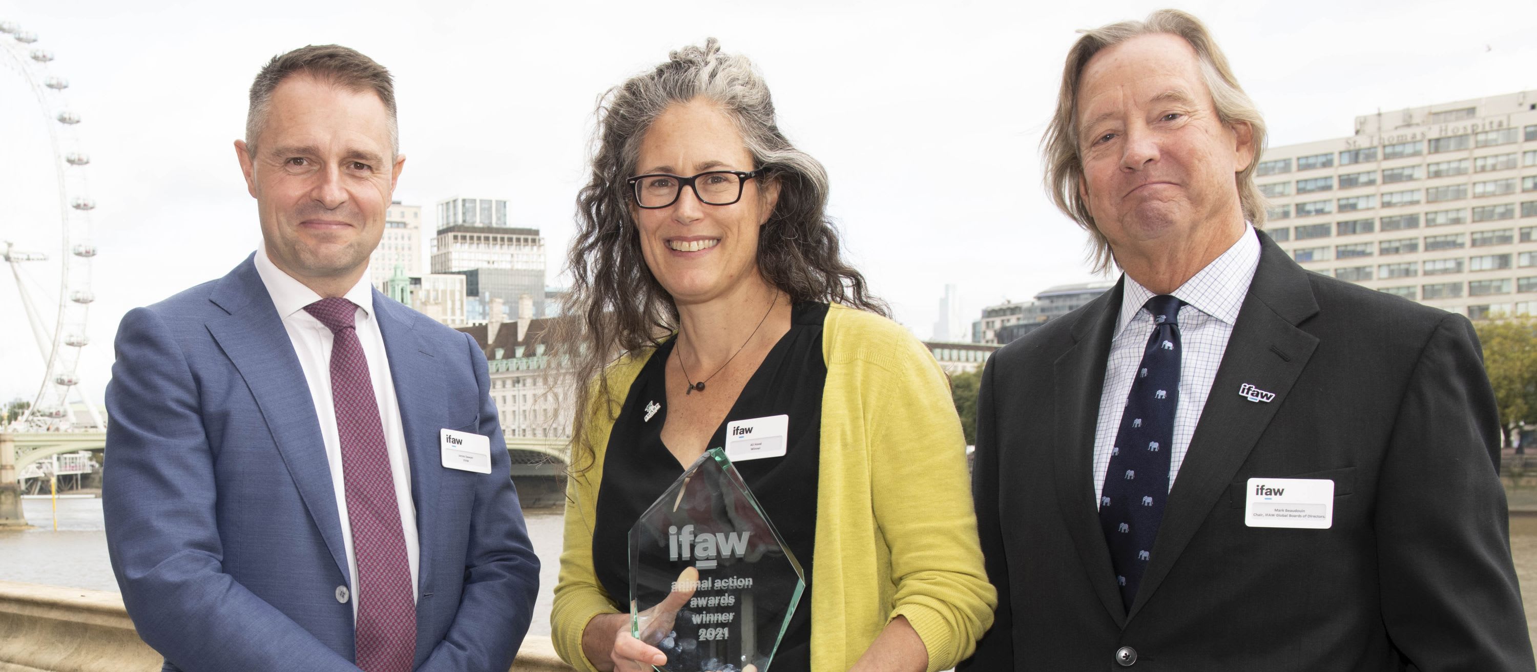 Ali Hood wins IFAW’s Marine Conservation Award