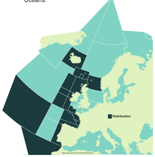 Map of the known distribution of the Leafscale Gulper