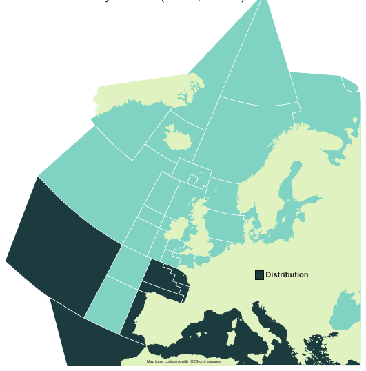Map of the known distribution of the Smalltooth Sandtiger