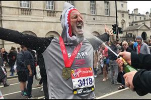 Shark Trust Managing Director, Paul, completes the London Marathon